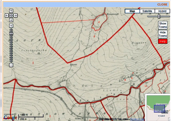 Attinadague map