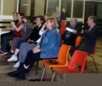 The audience were clearly impressed!