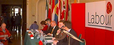 press conference to launch the Labour euro campaign