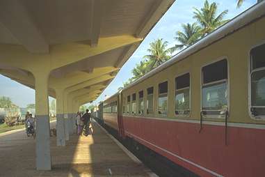 Train station in Phnom Penh.