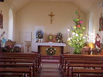 Gathabawn Church interior.