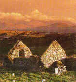 The chapel in the sunset