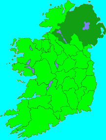 Map of Ireland