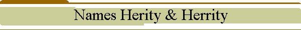 Names Herity & Herrity