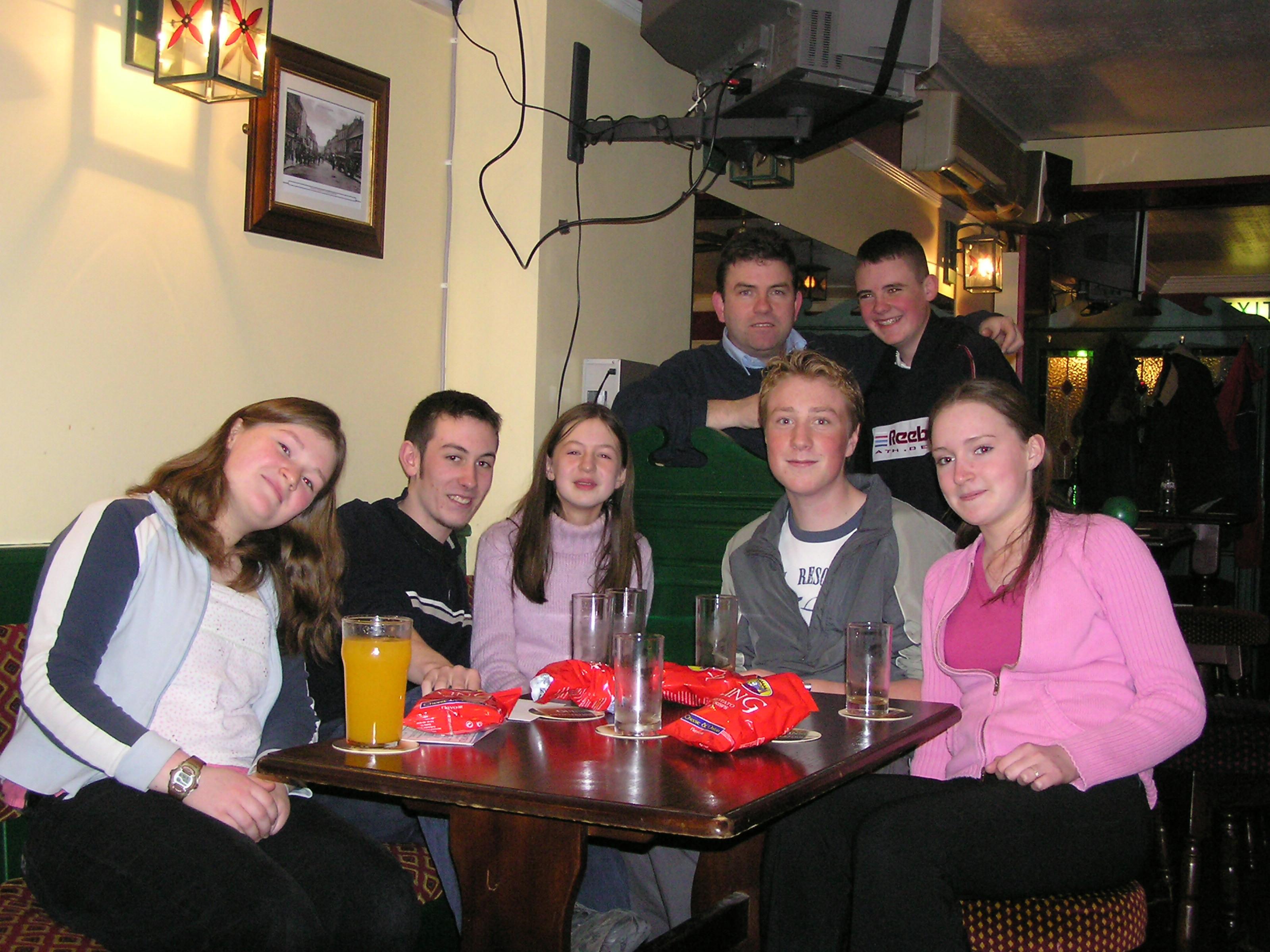 cast in pub after