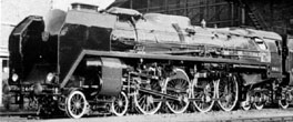 Andr Chapelons 242 A1 4-8-4 was by all accounts a remarkable locomotive.  With its 21 tons axle load this 3-cylinder compound was capable of developing 5,500hp.  Sadly the locomotive was withdrawn in 1960 and broken up surely one of the greatest acts of folly in the history of the steam locomotive.