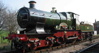City of Truro is a Great Western Railways City Class 4-4-0 Express Passenger Locomotive built in 1903.  She held the world speed record of 102.3 mph for many years.  Retired to the Great Western Museum in Swindon she was restored to mainline condition during 2004.