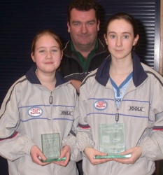 Winner J.O'DONNELL r-up S.NEALON with T.McLERNON Of Scotland in U-13 Final