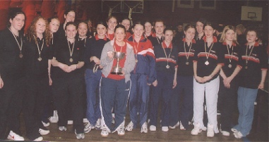 Left to Right: U15: Loretto Convent Bray(3rd), Ballymena Academy(1st), St.Angela's College Cork(2nd)