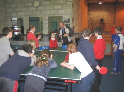 Tom Mitchell conducts the session