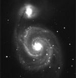 M51, in Canes Venatici