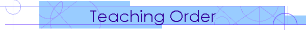 Teaching Order