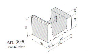 Channel piece-Large