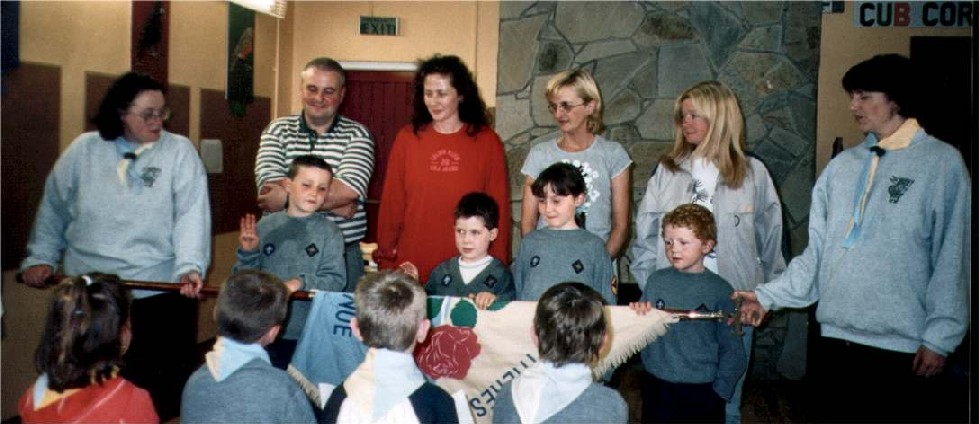 Beavers reciting Promise