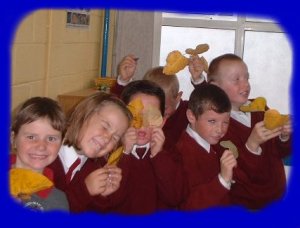 3rd class happy to be in school