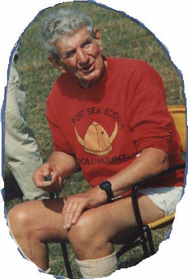 Skipper Vekins on annual camp in 1995