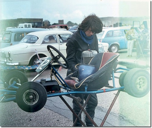  - Nick Whitehead with go-cart at airfield