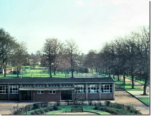 School view from boy's dorms - Chemistry Labs etc
