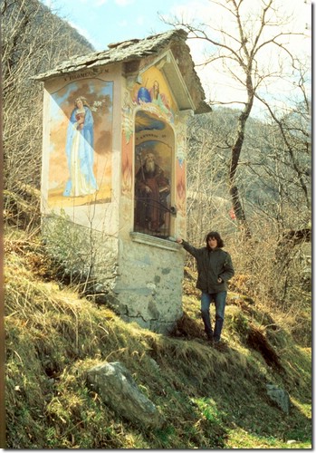 Swiss - Locarno Geog. Field Trip - Class year of 1971 - Tim Aubin by chapel