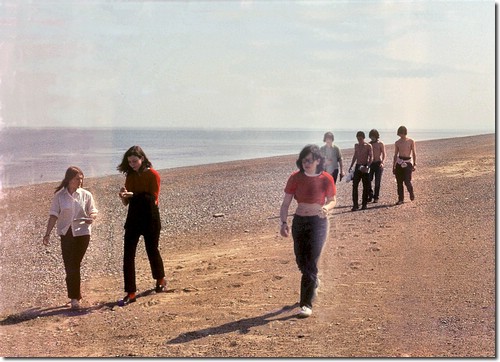 North Norfolk Geog. Field Trip Blakeney Point  - Tanya Fox, Jean Appleton, Gordon Langford, Paul Stephens, Tim Aubin <br> Class year of 1971