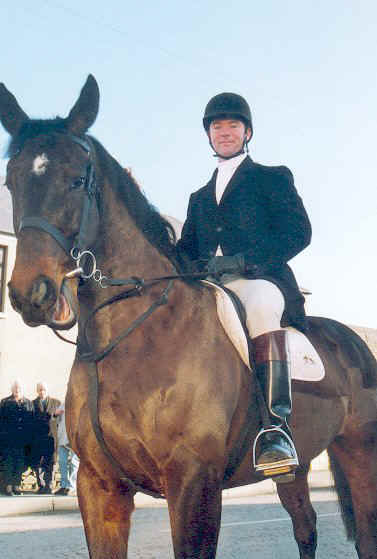 Pat Buckley, Yard Farm, Abbeydorney at the Kingdom Hunt.