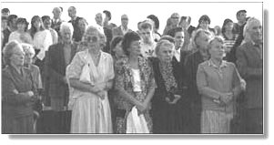 At the mass in Kyrie Eleison