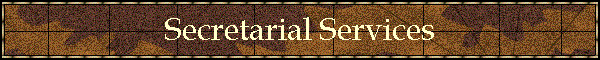 Secretarial Services