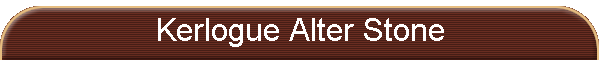 Kerlogue Altar Stone