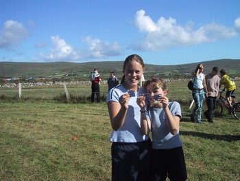 Medal winners at the races