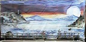 Winter Scene Painting By Tony Feeney