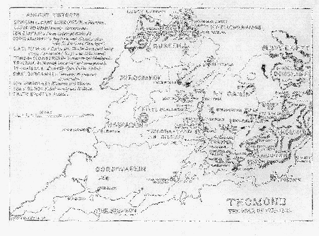 Map of Medieval Clare