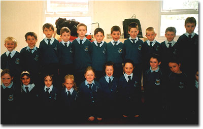 Pupils from Scoil Nioclis