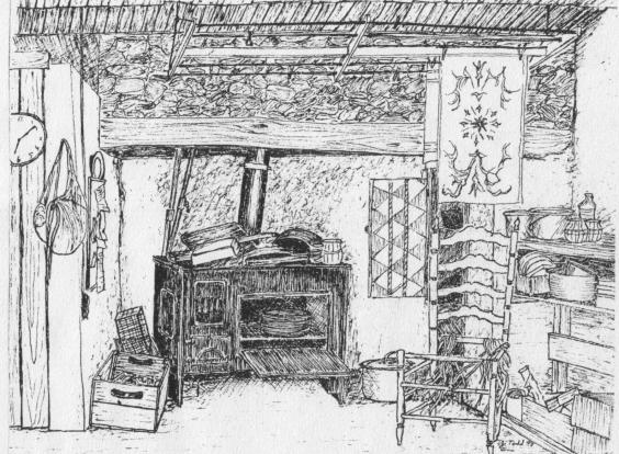 an old drawing of our main room