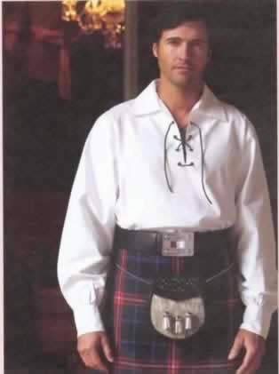 Braveheart Kilt with highland shirt