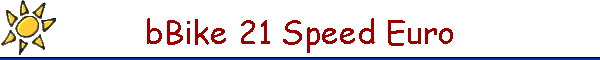 bBike 21 Speed Euro