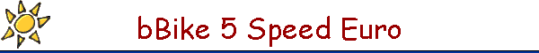 bBike 5 Speed Euro