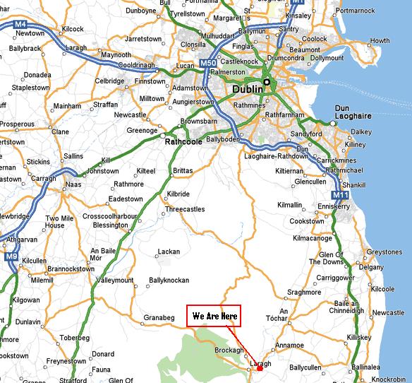 Road Map Of Ireland 2009 Recession