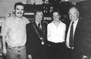 Jimmy Kennedy, Charlie Bennett, Mary Doherty and Colm Gallagher.