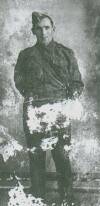 "A worn photo of Sapper James Scott, who was drowned at sea in August 1940, 250 miles north of the Donegal coast".