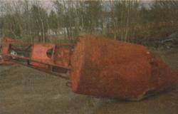 The Buoy that was washed up at Rosbeg.