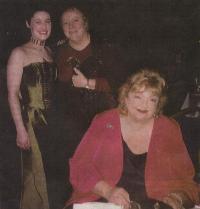 Ruth Kavanagh with Mo Mowlan and Meave Binchey.