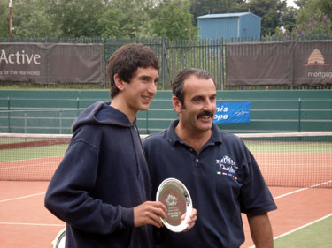 Tennis Europe Dublin Boys Singles winner