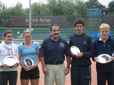 Tennis Europe Dublin winners and finalists