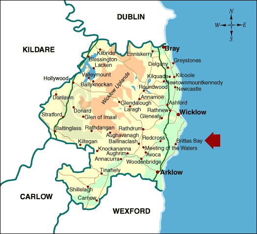 Map Of Co. Wicklow