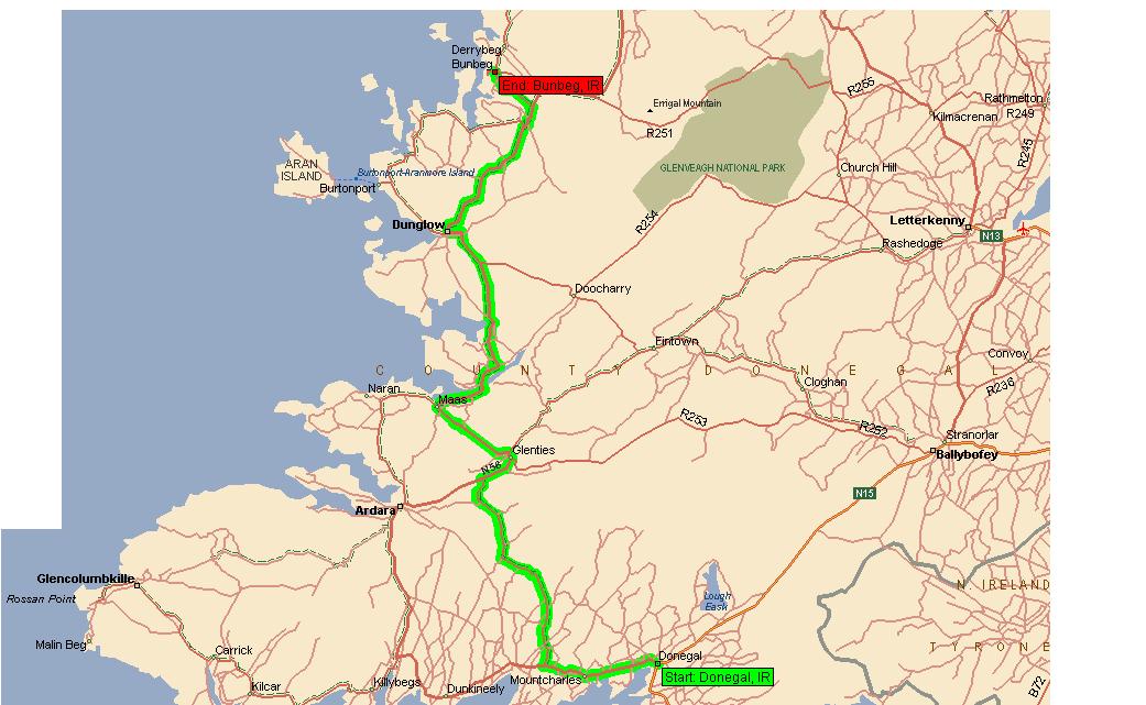 Driving instructions from Galway