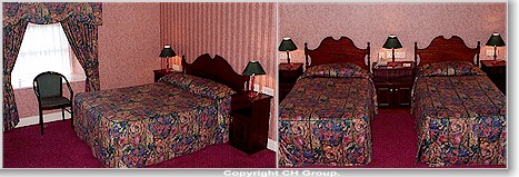 Images of en-suite bedroom complete, Cahir House Hotel.