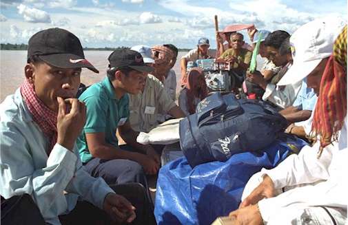 An overcrowded boat, but a relieved crowd - the big day went well.