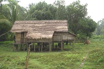 In this house in Koh Piek, I spent a night not too different to how I would have spent it 500 years ago.