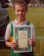 U12 Cycling on Grass Certificate Winner