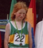 U13 Walking Race Bronze Medal Winner